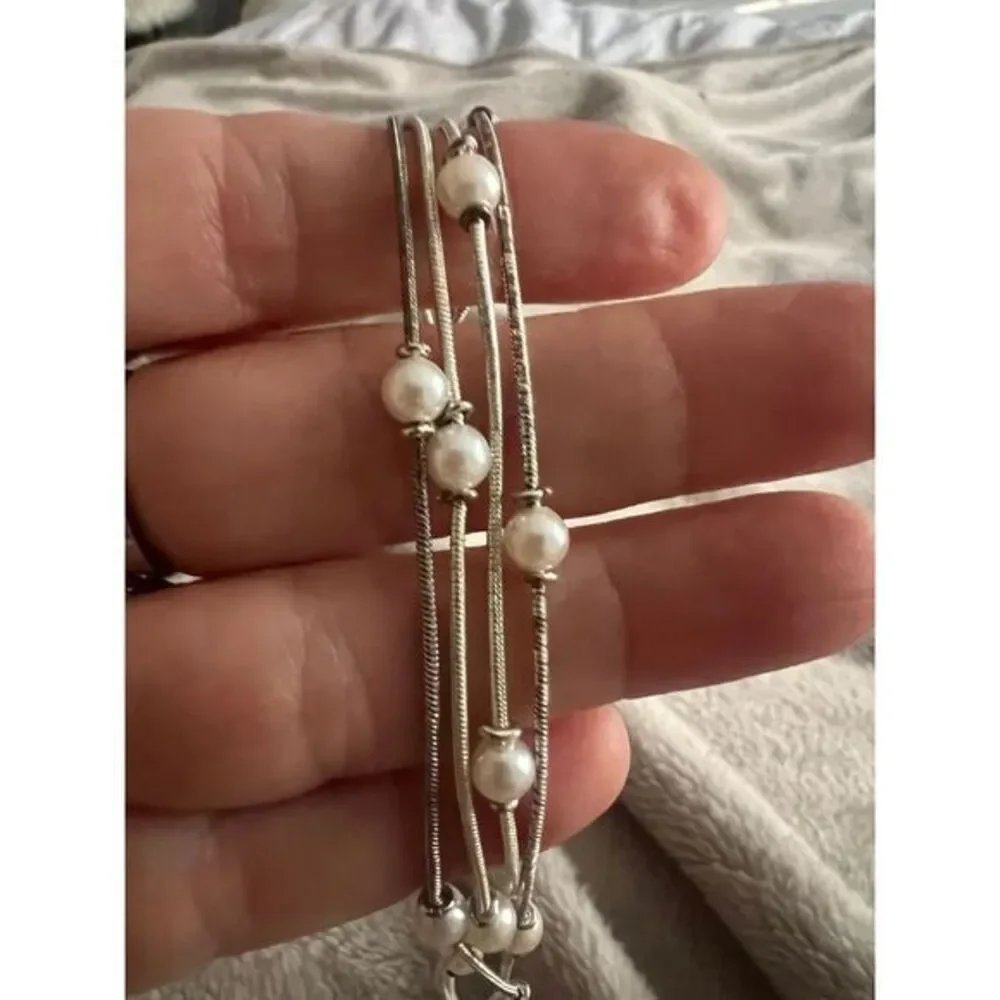 Carolee vintage‎ multi strand pearl bracelet